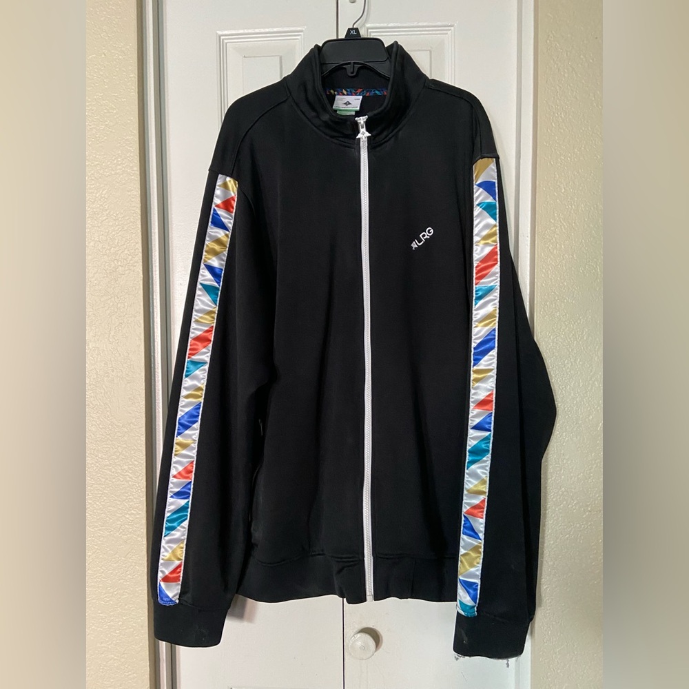LRG Plus Size 3X Jacket with Multicolor Trim